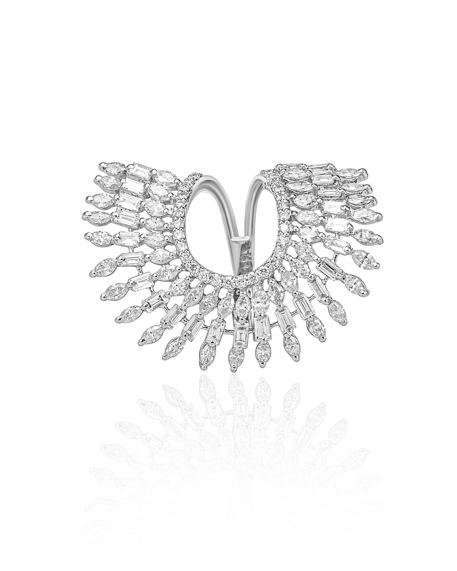 La DiaMantés | Diamond Phoenix Crown Ring
